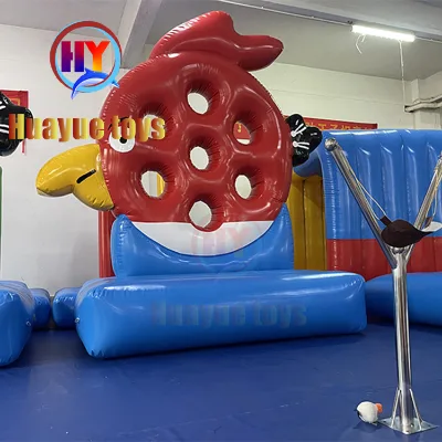 Outdoor Team Building Special Birds Toy Plush Inflatable Sports Play Crazy Games Shooting Products