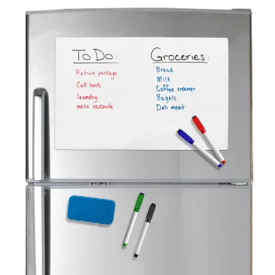 17X 11 soft magnetic whiteboard with Stain Resistant Technology