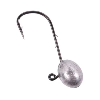 Egg Shape Lead Head Double Barbs Jig Hook for Saltwater&Freshwater Fishing