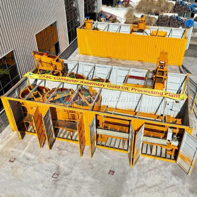 48TPD JXSC Factory Gold Tailing Recovery Cip CIL System Leaching Process Plant for Gold