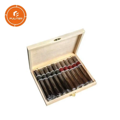 Premium Custom Logo Printed Cigar Humidor With Lock