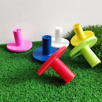 Color Golf Rubber Tee for Driving Range Golf Holder Golf Tee