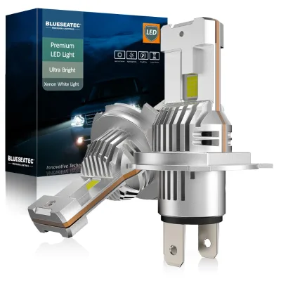 High Power H4 100W 12000LM LED Headlight Plug Play High Low Beam CSP Chips H7 9005 9006 Cool White LED Headlight