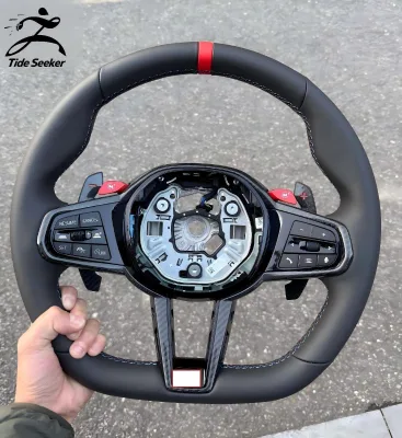 For BMW CS Steering Wheel F30/F10 Performance M3/m5 Plug and Play 1/2/3/4/5/6/7 Series Leather F32 F11 F34 F01 F15 F16 Sport