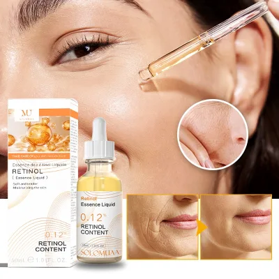 Anti-aging Serum With 0.12% Retinol Gentle Skincare for Day & Night Anti-Aging Wrinkle Facial Serum
