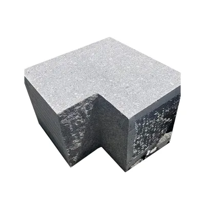 China Grey Granite Wall Stone Retaining Block Outdoor Application