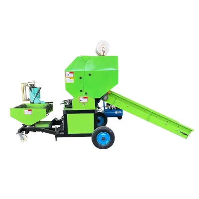 Silage Baling and Wrapping Machine, Fully Automatic Hydraulic Silage Baler, Rice Husk and Wet/dry Straw Baling Machine
