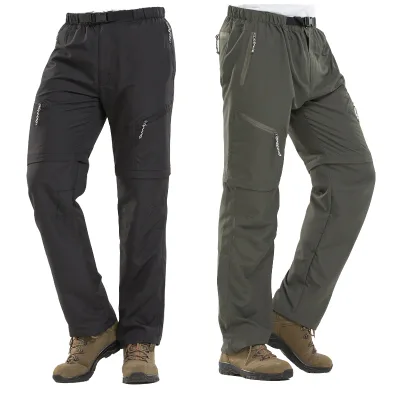 Windproof Waterproof -Tex Quick Dry Stand Collar Zipper Thin Ultralight Cargo Pants for Men Women Outdoor Hiking Work