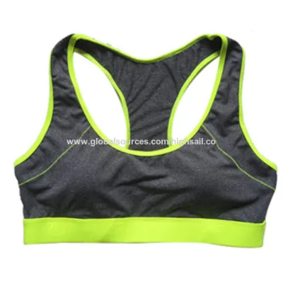 Ladies' sport bra with quick dry and wicking function