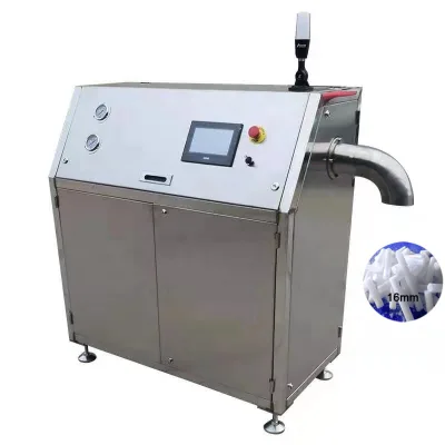 Dry Ice Pellet Making Machine Dry Ice Pelletizer Machine Maker China 50kg 100kg/h 3mm 16mm 19mm Commercial