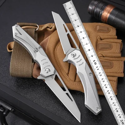 High Quality 5r13 Stainless Steel Blade Outdoor Camping Canivete Tactical Rescue Clasp Pocket Folding Knife
