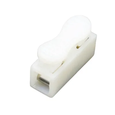 CH1 Quick Splice Lock Spring Wire Connector Screw Terminal Barrier Block for LED Strip Light Wire Connecting