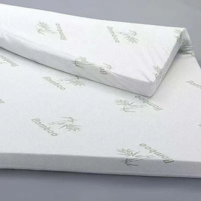 Mattress Topper with Knitted Fabric for Bedroom or Living Room Mattress Protector Bamboo Mattress Protector