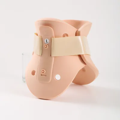 Factory Price Medical Physical Therapy Adjustable Soft PE Cervical Collar Neck Collar for Traction Support