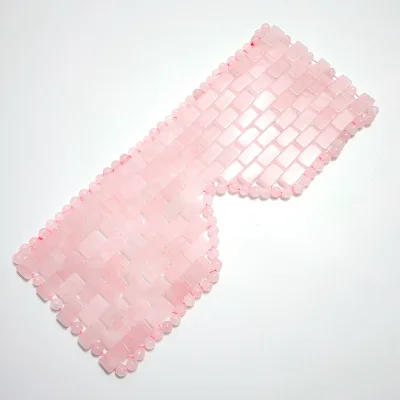 Hot Product Rose Quartz Gem Eye Mask Natural Gemstone for Face Massage