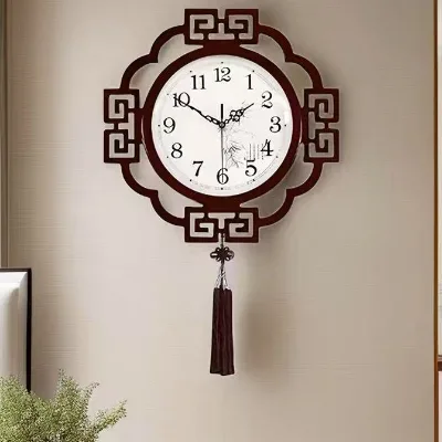 42x72cm Living Room Perforation-free Wall Clock Home Silent Clock Modern Simple Quartz Clock