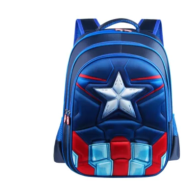 HY Wholesale SpiderMans 3D Three-dimensional Pattern Elementary School Bags 1-6 Grade Boys Backpack for Children