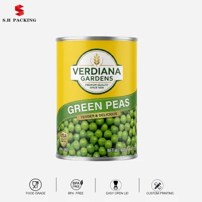 Tin Can Seasoning Spices Packaging Food Grade Tin Cans With Lid Round Oven Safe