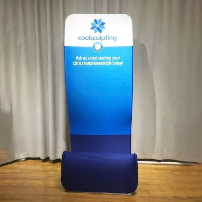Expomax EM-17Y1 2023 Advertising Promotional Tension Fabric Backdrop Banner Lightweight Aluminium Frame Portable Tube Display
