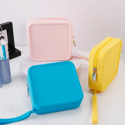 Fashion Silicone Makeup Bags Large-capacity Convenient Storage Bag New Multi-functional Waterproof Cosmetic Bag