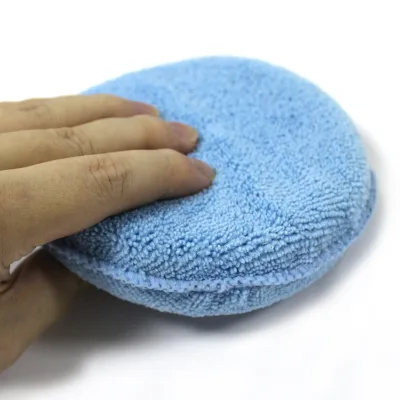 CARCATICZ Microfiber Waxing Pad Car Polishing Pad Microfiber Wax Applicator Pad