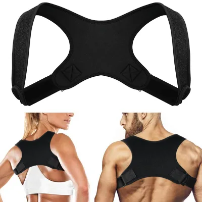 Clavicle Support Device Full Back Upper Pain Relief Children Sitting Posture Corrector