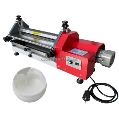 Electric White Emulsion Coating Latex Gluing Machine for Leather Electric Leather Edge Glue Machine
