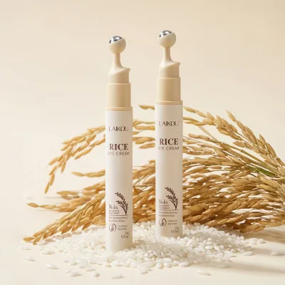 LAIKOU Eye Care Nourishing Niacinamide Hyaluronic Acid Ginseng Rice Eye Cream 15g