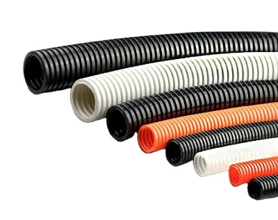 Wholesale Plastic Flexible Hose PA Bellows Tube Factory Price Natural Nylon Tube Corrugated Hose Corrugation Pipe