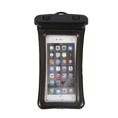 IPX8 Universal PVC Inflatable Phone Pouch Waterproof Mobile Phone Bag with Air Seal for Swimming Beach Use