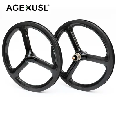 Carbon Fiber Bike Wheelset 16-349 Folding Bicycle Lightweight 2-7 Speed V-Brake Ultralight Tire