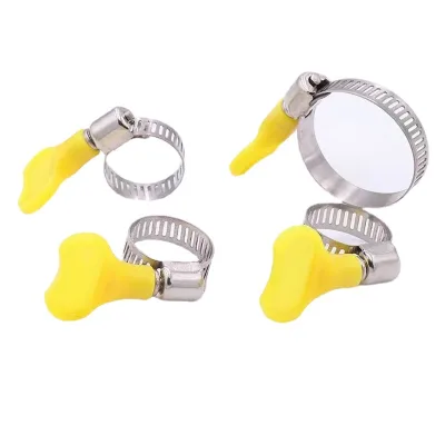 OEM Heavy Duty Stainless Steel Pipe Hose Clamp Handle for General Industry Healthcare Food Beverage Applications 1 Year Warranty