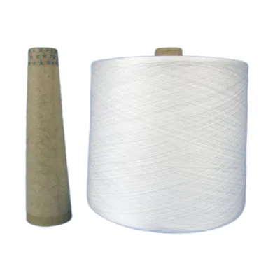 High Abrasion Resistance 100% Polyester Raw Ring Spun Core Polyester Spun Yarn for Grain Feed Fertilizer Bags