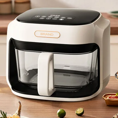 7L Multifunction Electric Air Fryer Oven with Overheat Protection Visible Window KC Approval Oil-Less Frying