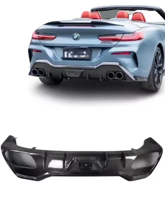 High Quality Carbon Fiber Rear Diffuser for 8 Series AC Couple Four Door Perfect Fitment