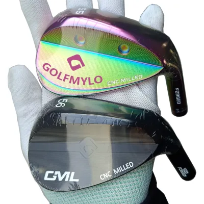 OEM Factory Manufacturer Selling Custom Carbon Steel 1020 CNC Milled Golf Sets Rainbow Golf Wedge