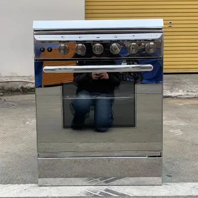 2-gas-2-electric Combination Oven Stainless Steel Multifunctional Integrated Oven with Large Capacity 80L