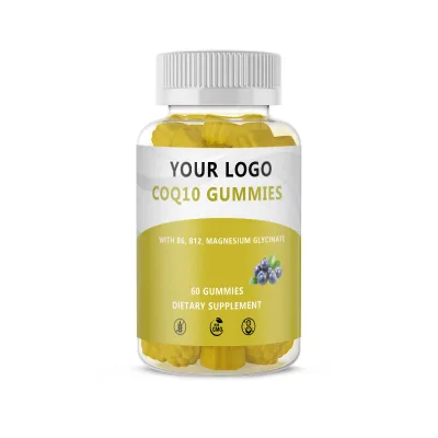 OEM Private Label Coq10 Gummies Coenzyme Q10 Ubiquinol Vitamins for Adults Gummy Candy Supplement