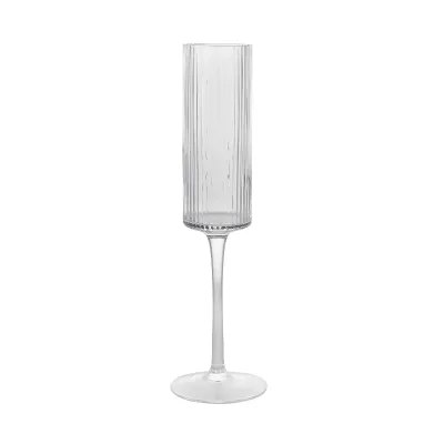 Metro Linear Clear Champagne Flute