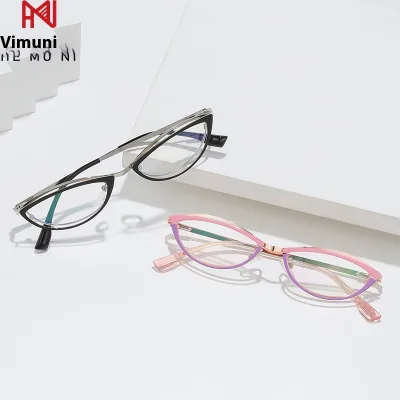 7115/New Fashion Designer Mazzuchelli Material Acetate Eyeglass Frames Optical Frames Fashion Optics Cat Eye Glasses