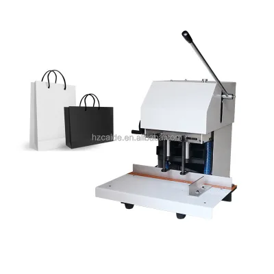 Electric Double Hole Paper Labels Bag Drilling Machine