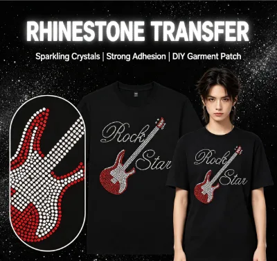 Hot Fix Transfer Tape Hotfix Rhinestones Heat Press Settings DIY Garment Embellishment Supplies