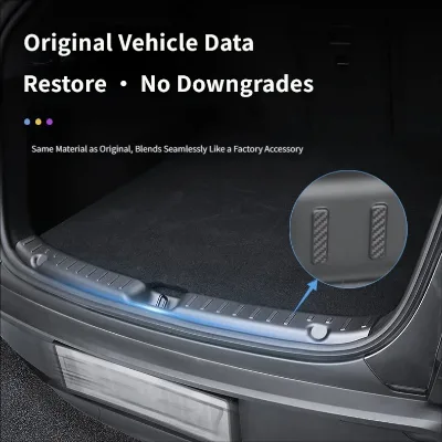 Rear Trunk Door Sill Protector Scuff Plate Anti-scratch Threshold Guard Trim for Refreshed Model Y