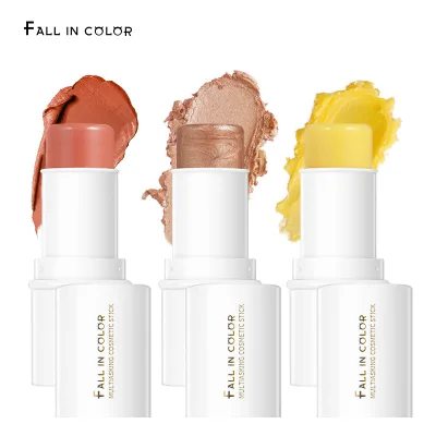 High Quality Vegan Blush Stick Lip Cheek Eye Creamy Blusher Palette Highlighter Makeup Cream Blush Stick