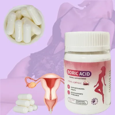 Female Vaginal Care and Lubricating Boric Acid Capsule Powder Provide More Delicate Private Care