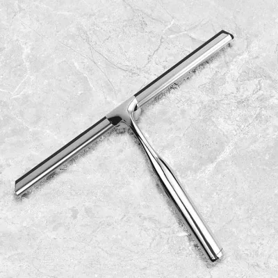 Stainless Steel Eco-Friendly Glass Scraper with Telescopic Pole and Extendable Handle for Household Window Cleaning