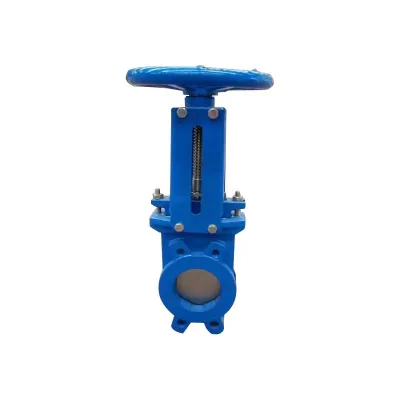 Manual Knife Gate Valve, Clamp Type Rising stem Manual Insert Plate Valve, Dust Mud Slurry Gate Valve