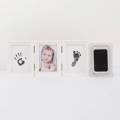 Solid Wood Photo Frames That Reproduce Baby Prints and Footprints Do Not Need to Be Washed Clean and Hygienic by Hand