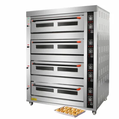 RM 4 Deck Big Commercial Bread Baking Ovens for Sale Flour Bread,industrial Professional Gas Cake Bread Baking Oven Baking Price