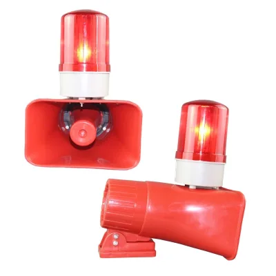 AC 220V Light Alarm with Audible Visual Horn Siren Sound Waterproof Security Protection Product Audible Visual Alarm Sound Alarm